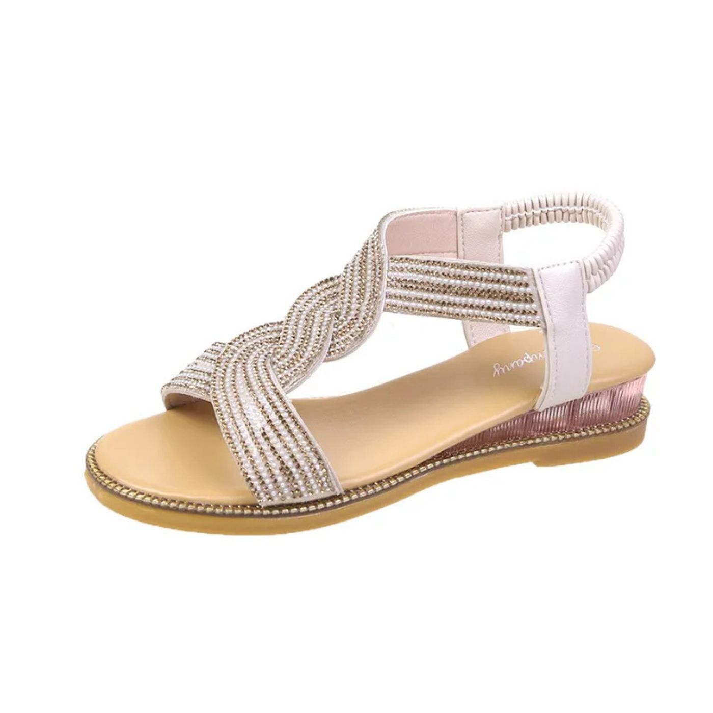 Gisela – Orthopädische Luxus-Flachsandalen