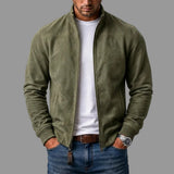 Paedon - Softtouch-Bomberjacke – Olivgrün