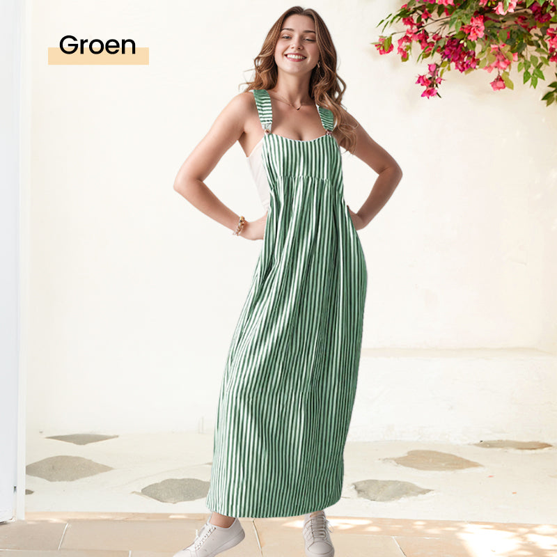 Jaja - Lässiges gestreiftes Hosenträgerkleid