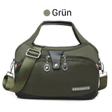 Oella | Diebstahlsichere Handtasche mit 10 Fächern – Grun