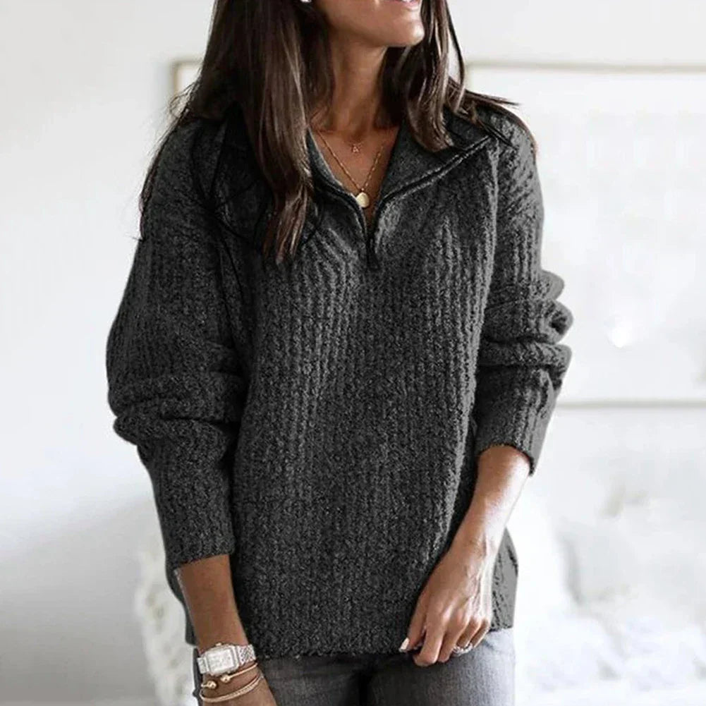 Stilvolle Pullover mit Reissverschluss
