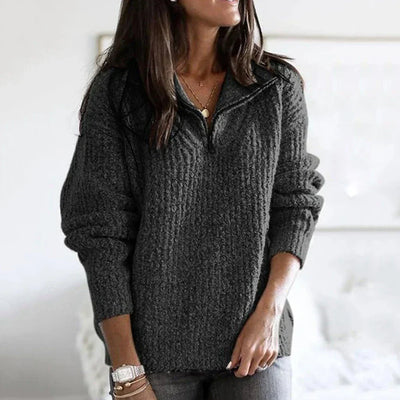 Stilvolle Pullover mit Reissverschluss