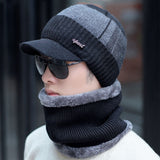 Skullies | Mütze mit Nacken- und Halsschutz für Herbst und Winter – Skullie 4 – Schwarz