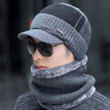Skullies | Mütze mit Nacken- und Halsschutz für Herbst und Winter – Skullie 4 – Grau