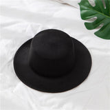 Klassischer Fedora-Hut – Schwarz