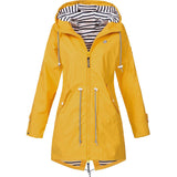 Fleur | Damen-Hoodie-Jacke mit Kordelzug – Orange