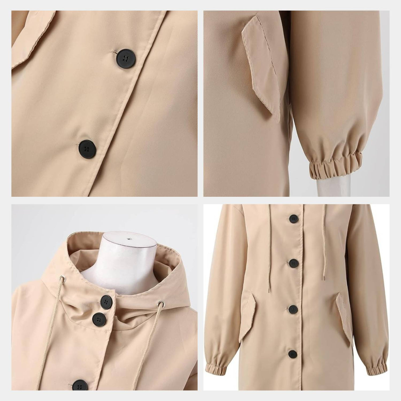 Damen Softshelljacke mit Kapuze - Winddicht & Wasserfest