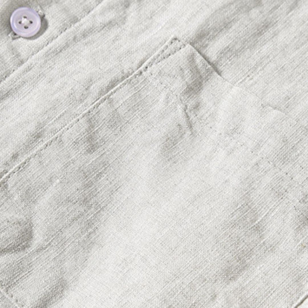 Lockeres Leinen Herren Hemd