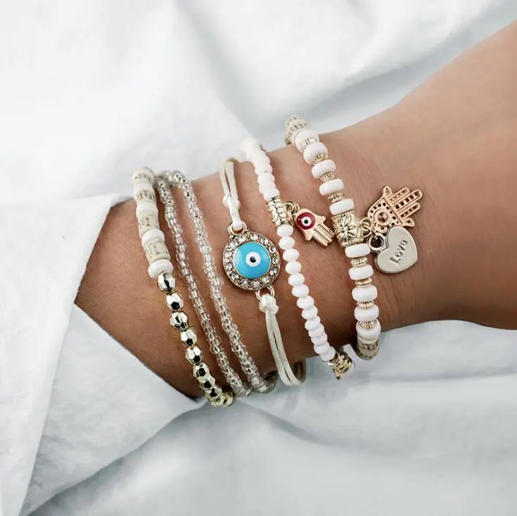 Hamsa-Armband-Bundle