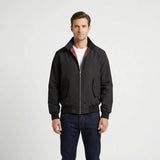 Harrington Jacke Herren | Reißverschluss & Stehkragen für smarten Look – Schwarz
