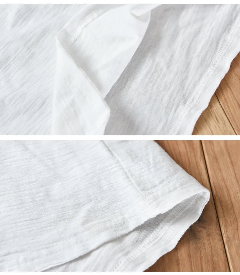 Herren Lässig V-Ausschnitt T-Shirt | Sommer