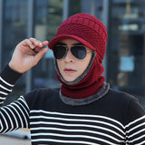 Skullies | Mütze mit Nacken- und Halsschutz für Herbst und Winter – Skullie 1 – Rot