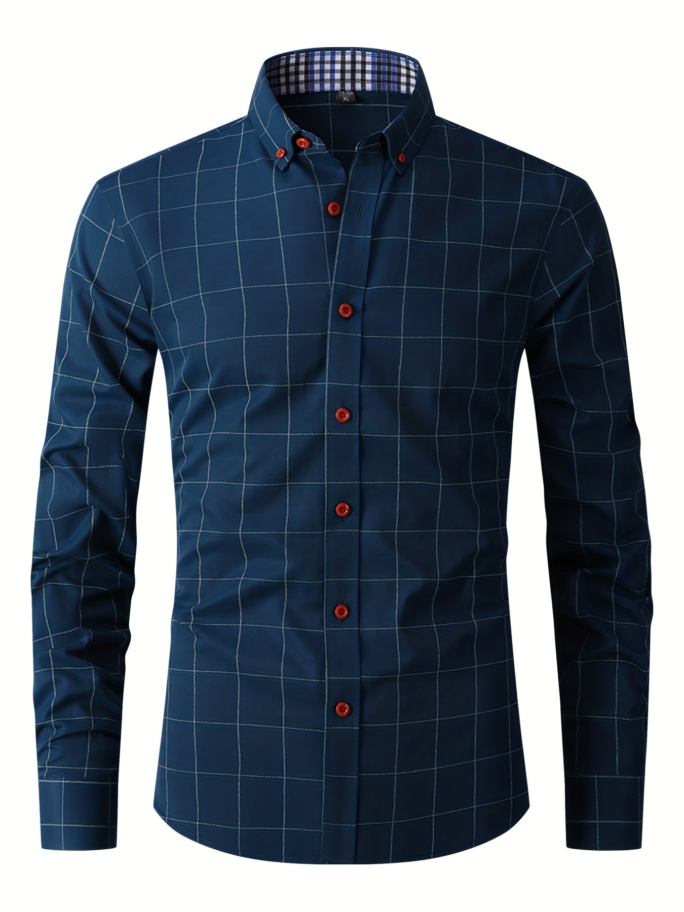 Hemd | Langarm | Slim Fit | Oxford Hemd | Herren-Knopfleistenhemd