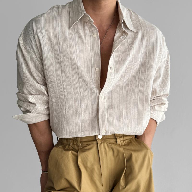 Hemd mit Kragen | Langarmhemd | Freizeithemd | Herrenhemden