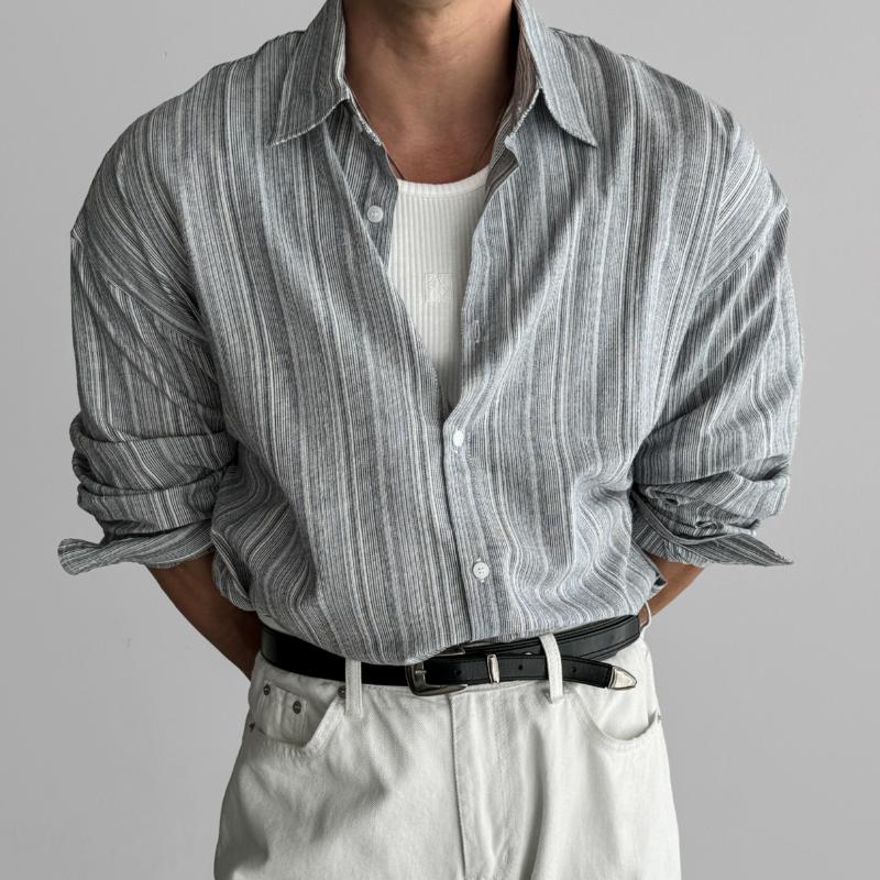 Hemd mit Kragen | Langarmhemd | Freizeithemd | Herrenhemden