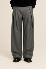 Herren Anzughose | Weites Bein & elegant – Grau