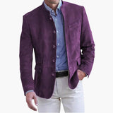 Herren Blazer | Stehkragen & Smarter Look – Lila