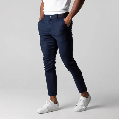 Herren-Chinos | Elastische Taille | Stretch | Skinny-Chinos | Herrenhosen
