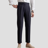 Herren Hose | Bügelfalte & Slim Fit – Schwarz