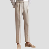 Herren Hose | Bügelfalte & Slim Fit – Beige