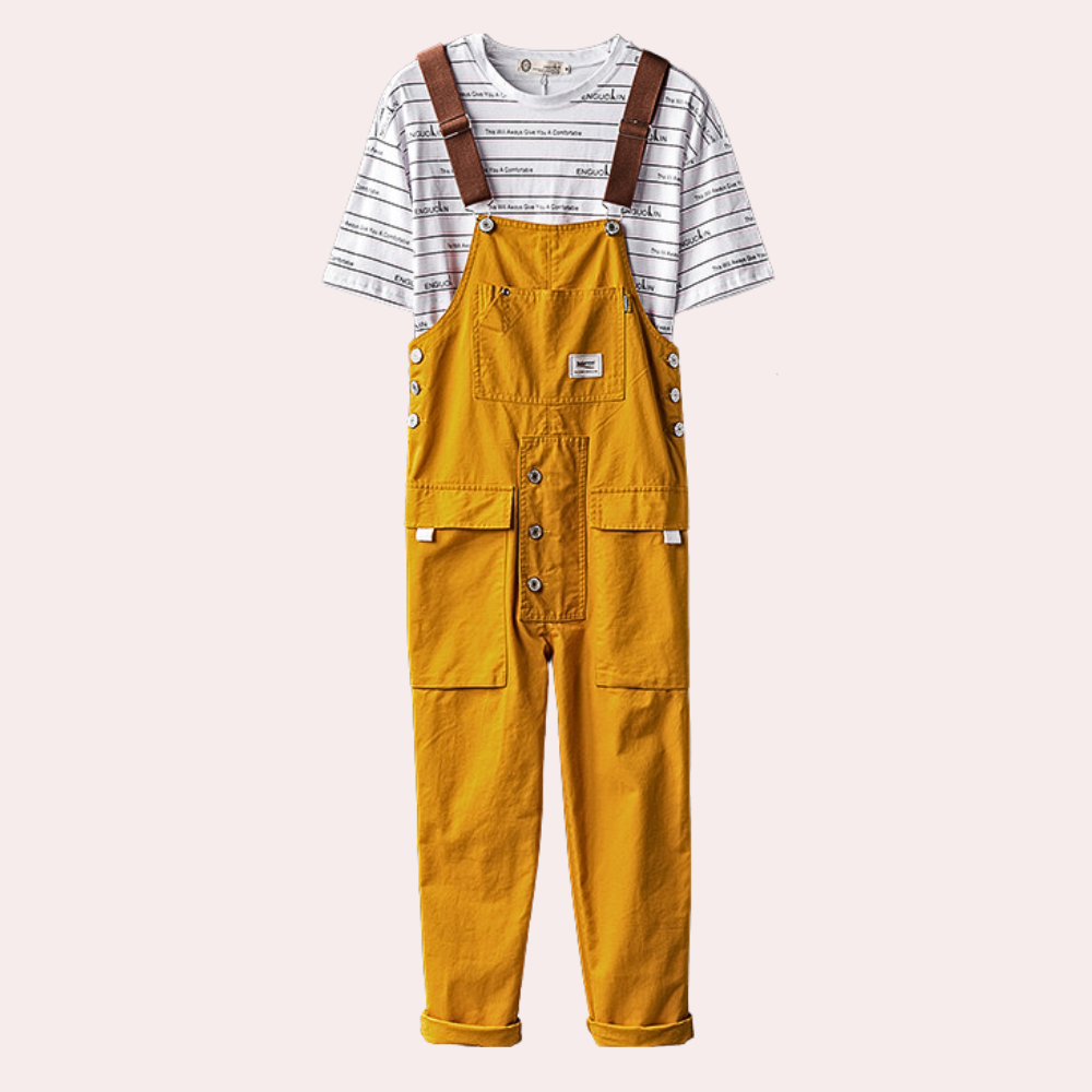 Herren-Overalls | Cargohosen | Taschen | Latzhosen | Herrenbekleidung