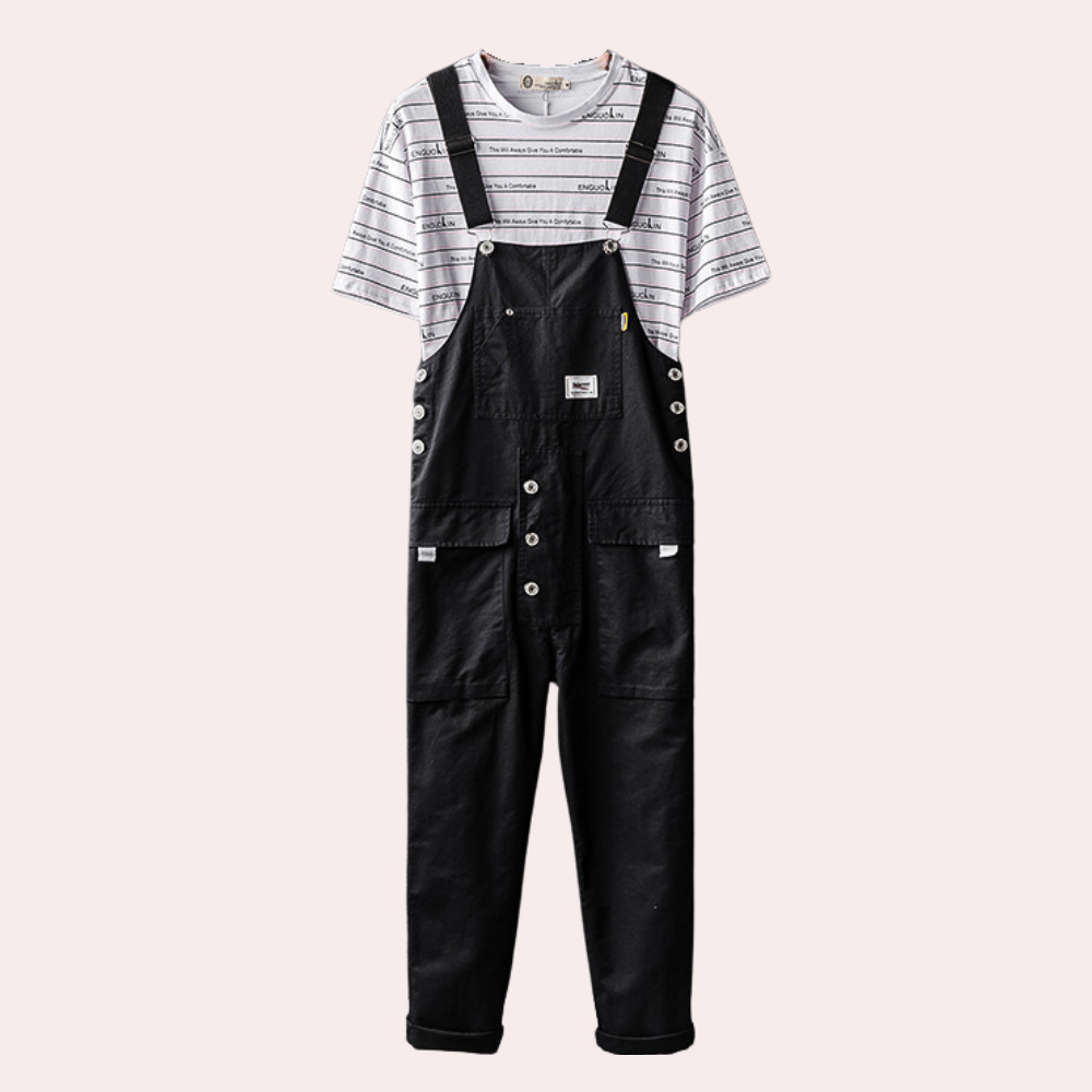 Herren-Overalls | Cargohosen | Taschen | Latzhosen | Herrenbekleidung