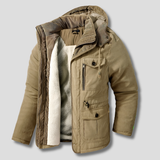 Herren-Parka Mit Kapuze Und Bündchen - Carlos – Beige