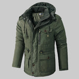 Herren-Parka Mit Kapuze Und Bündchen - Carlos – Grün