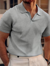 Herren Polo Shirt | Atmungsaktiv & Bequemer Kragen – Grau