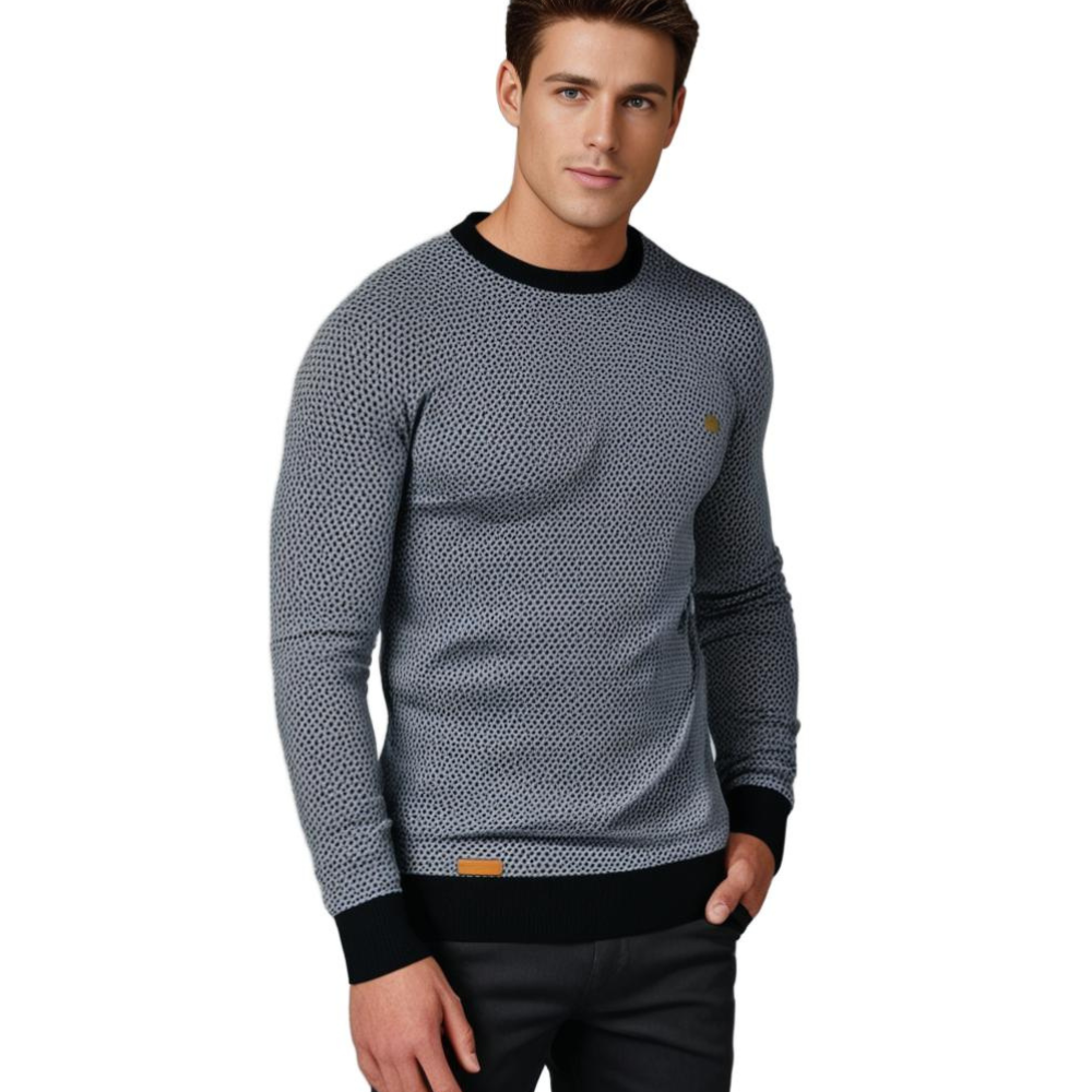 Herren Pullover | Rundhalsausschnitt | Regular Fit | Strickpullover | Herrenbekleidung
