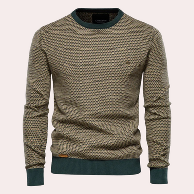 Herren Pullover | Rundhalsausschnitt | Regular Fit | Strickpullover | Herrenbekleidung