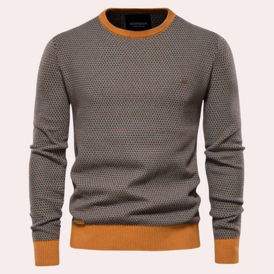 Herren Pullover | Rundhalsausschnitt | Regular Fit | Strickpullover | Herrenbekleidung