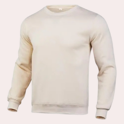 Herren-Sweatshirt | Rundhalsausschnitt | Pullover | Einfarbiges Sweatshirt | Herrenbekleidung