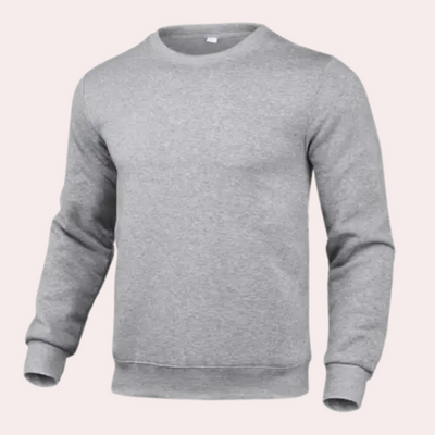 Herren-Sweatshirt | Rundhalsausschnitt | Pullover | Einfarbiges Sweatshirt | Herrenbekleidung