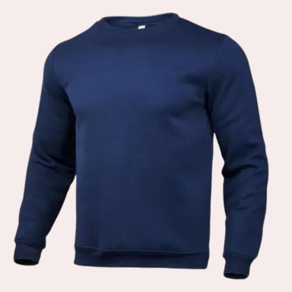 Herren-Sweatshirt | Rundhalsausschnitt | Pullover | Einfarbiges Sweatshirt | Herrenbekleidung