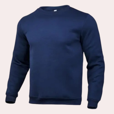Herren-Sweatshirt | Rundhalsausschnitt | Pullover | Einfarbiges Sweatshirt | Herrenbekleidung