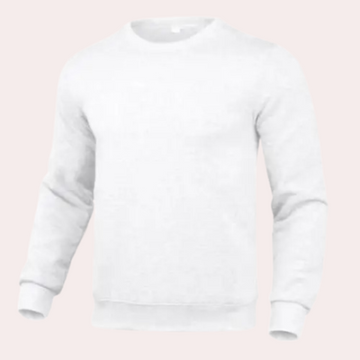 Herren-Sweatshirt | Rundhalsausschnitt | Pullover | Einfarbiges Sweatshirt | Herrenbekleidung