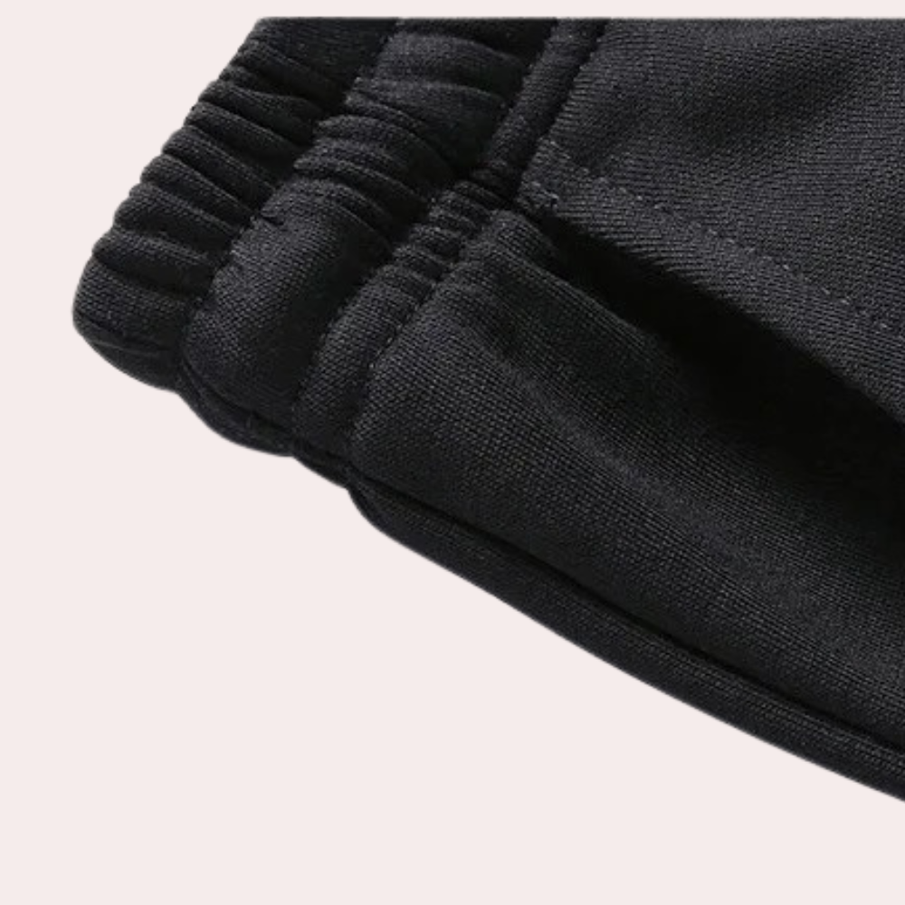 Herren-Trainingsanzug – mit Reißverschluss – Kordelzug – zweiteiliges Set – Sportbekleidung für Herren