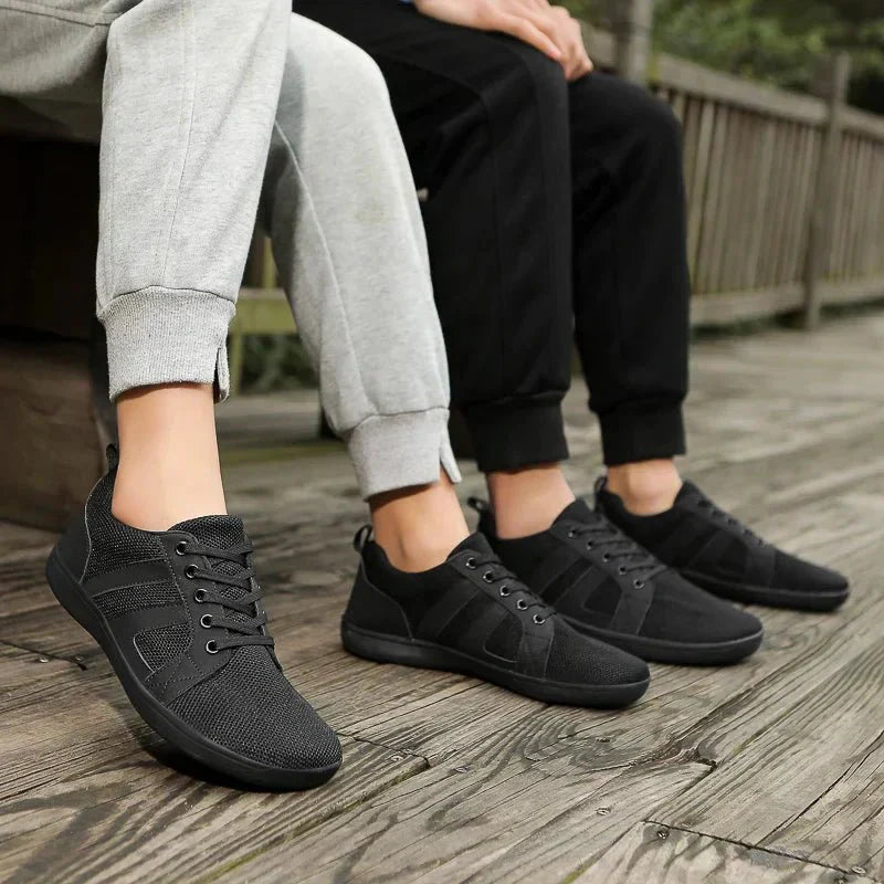 Herren Turnschuhe - Bequeme flache Schnürschuhe für Herren