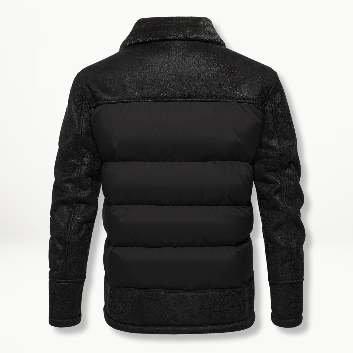 Herren Winterjacke | Gefüttert | Pelzkragen | Pufferjacke | Daunenjacke