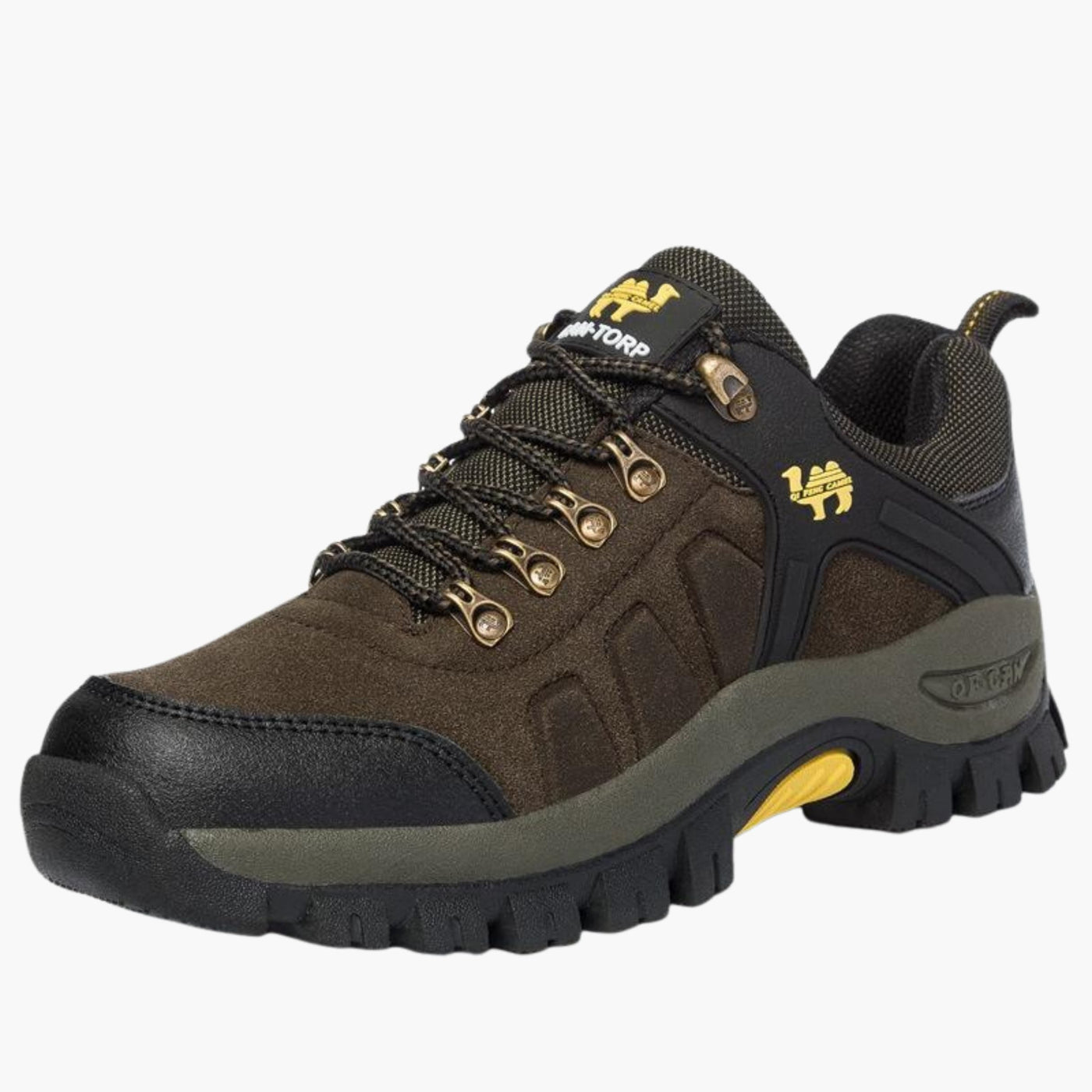 Herren Wanderschuhe mit Schnürverschluss und rutschfester Profilsohle