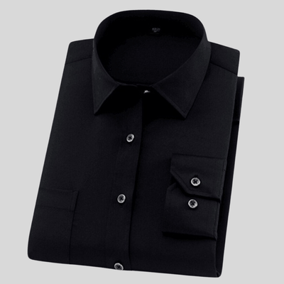 Herren Hemd Baumwolle Langarm Klassisch Komfortabel