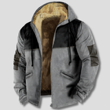 Herren Kapuzenjacke Mit Geradem Schnitt - Rasmus – Grau