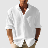 Herrenhemd Herren | Luftiger Komfort & Zeitlos gepflegter Look – Weiß
