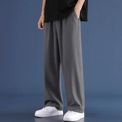 Herrenhosen | Casual | Loose Fit | Straight Leg Pants | Wide Leg Joggers