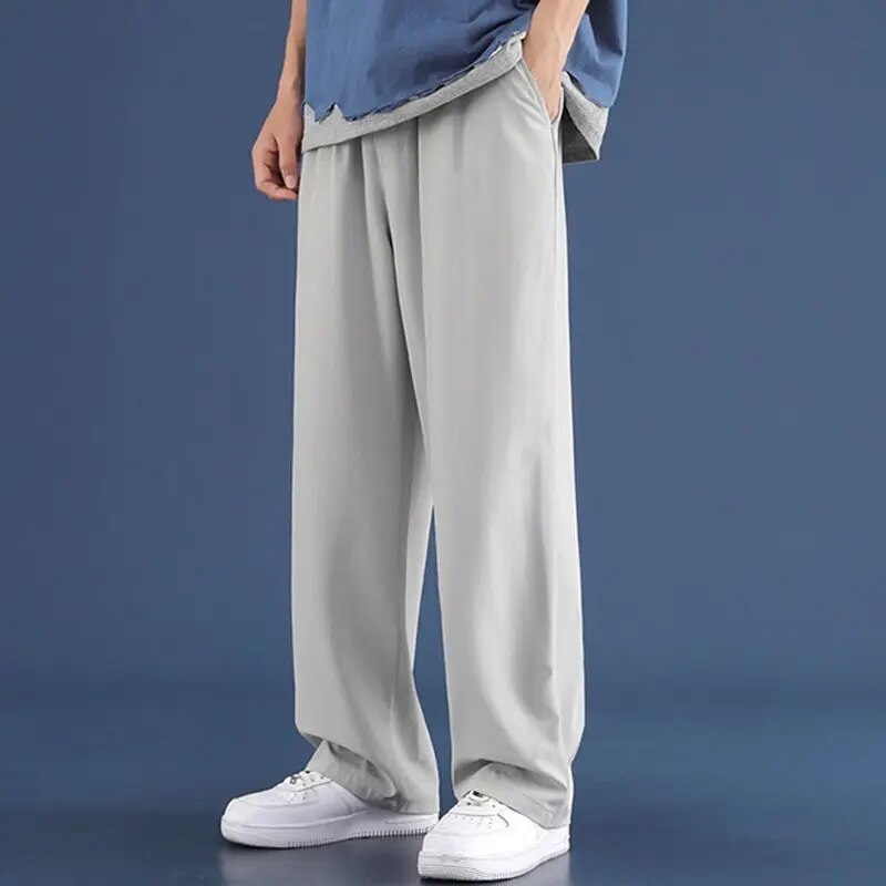 Herrenhosen | Casual | Loose Fit | Straight Leg Pants | Wide Leg Joggers