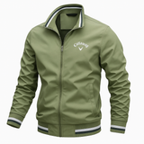 Herrenjacke Herren | Stehkragen & sportlich-eleganter Look – Grün