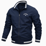 Herrenjacke Herren | Stehkragen & sportlich-eleganter Look – Blau