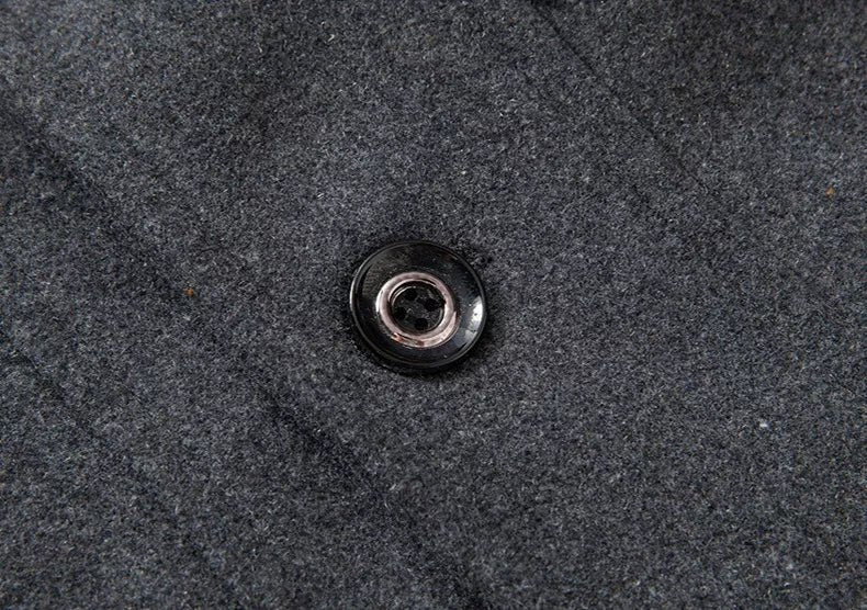 Herrenjacke – Reißverschluss – Einreihig – Wollmantel – Winterjacke