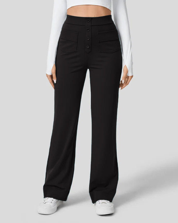 Hoch Taillierte Hose für Elegante Silhouette
